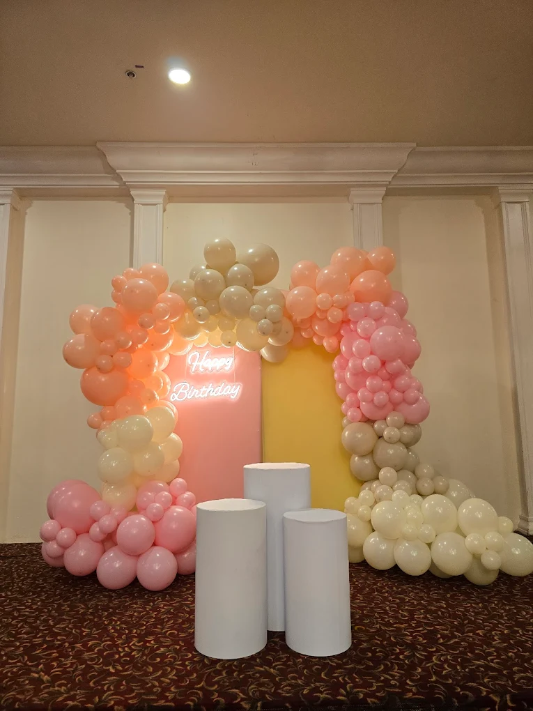 Pink Birthday Neon Setup